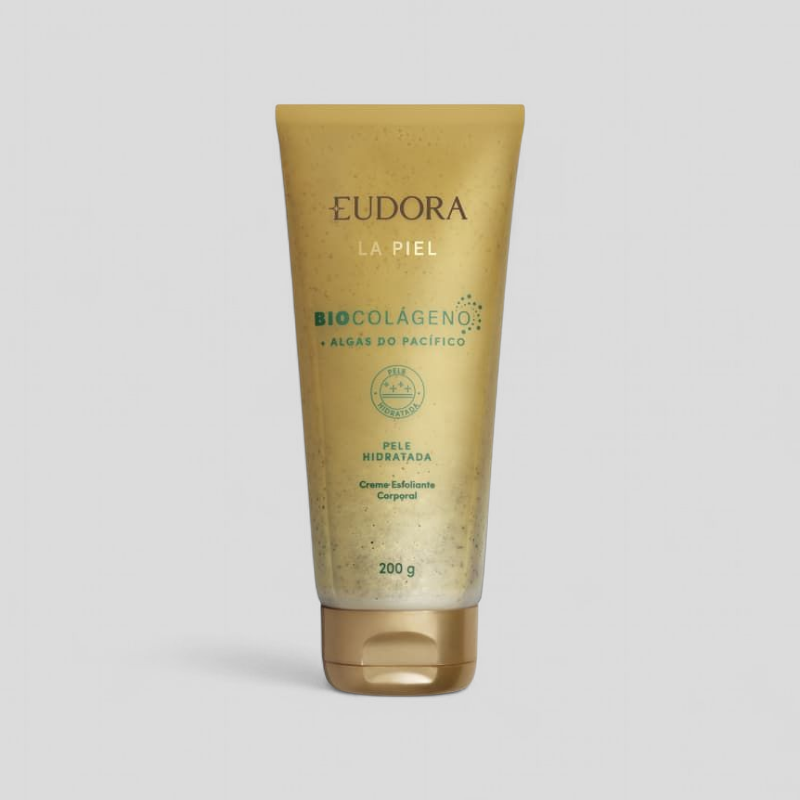 Creme Esfoliante Corporal – Eudora La Piel Biocolágeno + Algas do Pacífico