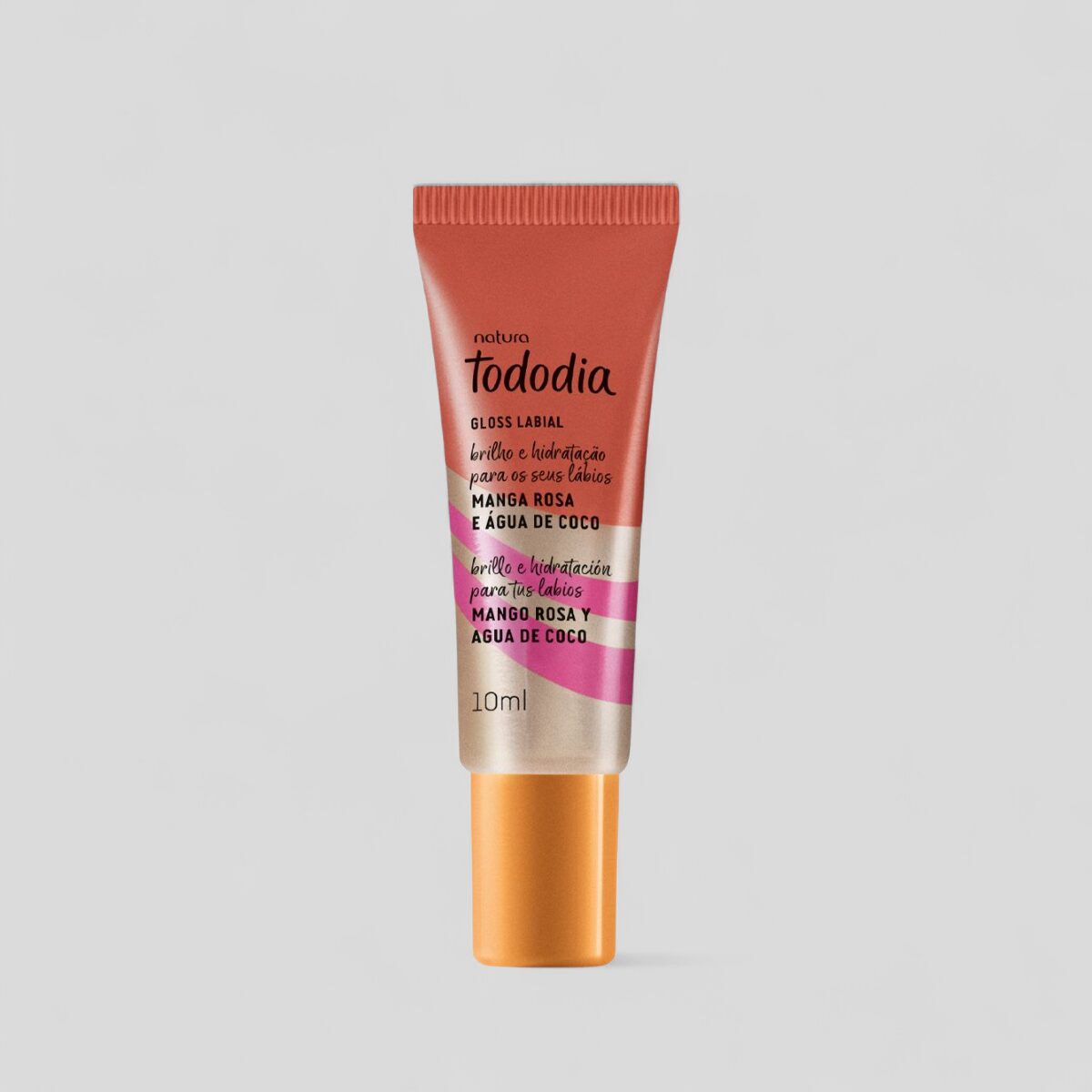 Gloss Labial Natura Tododia Manga Rosa & Água de Coco