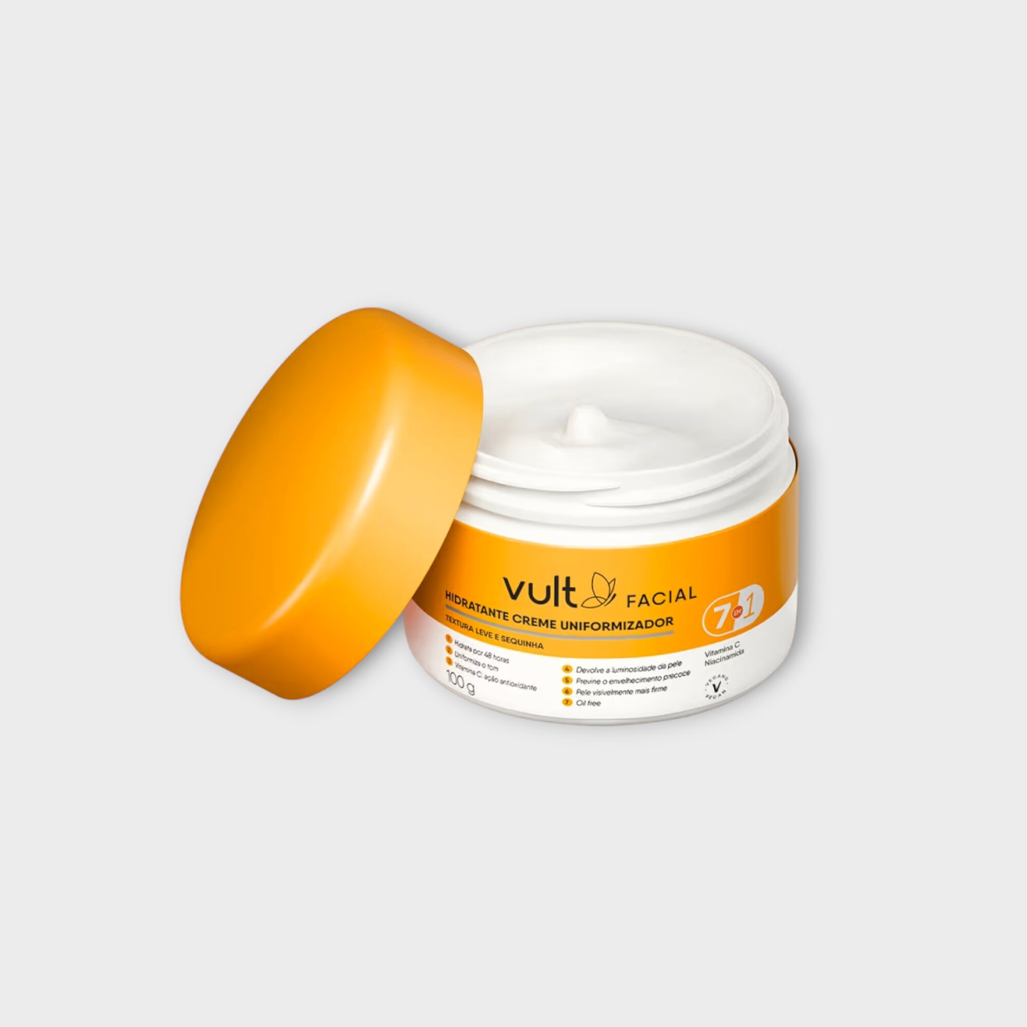 Hidratante Creme Uniformizador Facial 100g - Imagem 2